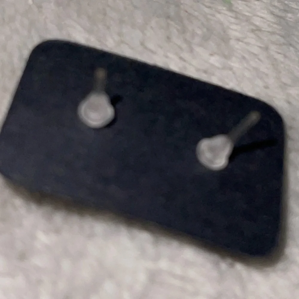 New Artisan Cantaloupe Slices Polymer Clay Sterling Silver Stud Earrings